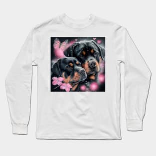 Rottweilers In Love Long Sleeve T-Shirt